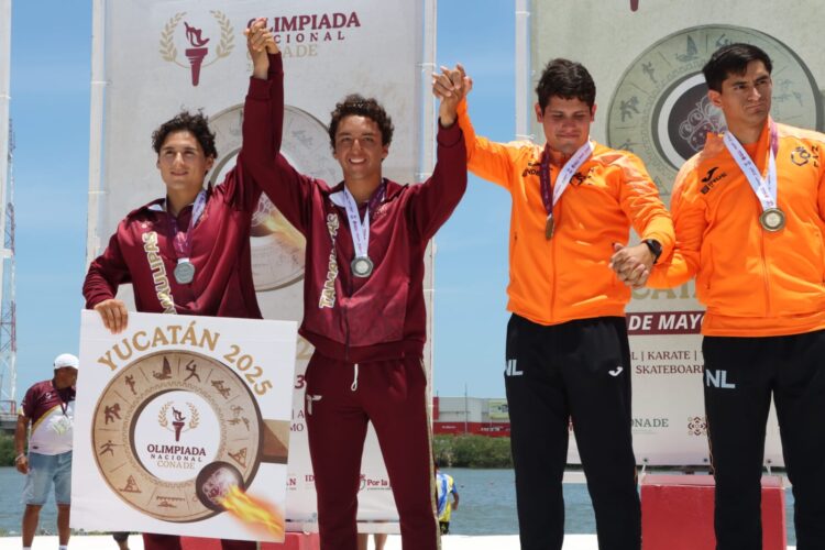 Brilla Tamaulipas en canotaje con ocho medallas en Olimpiada Nacional