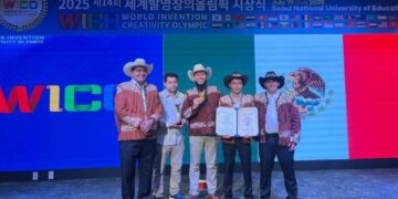 Triunfo histórico: conquistan estudiantes tamaulipecos oro y Grand Prize en WICO 2025 en Corea del Sur