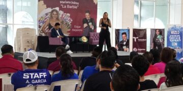 Imparte Mariana ‘Barbie’ Juárez plática a atletas tamaulipecos