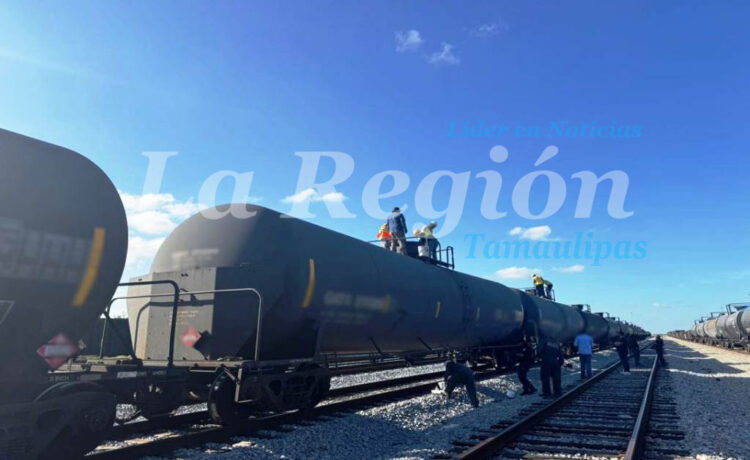 Aseguran más de 2 millones de litros de diésel en Aduana ferroviaria de Tamaulipas
