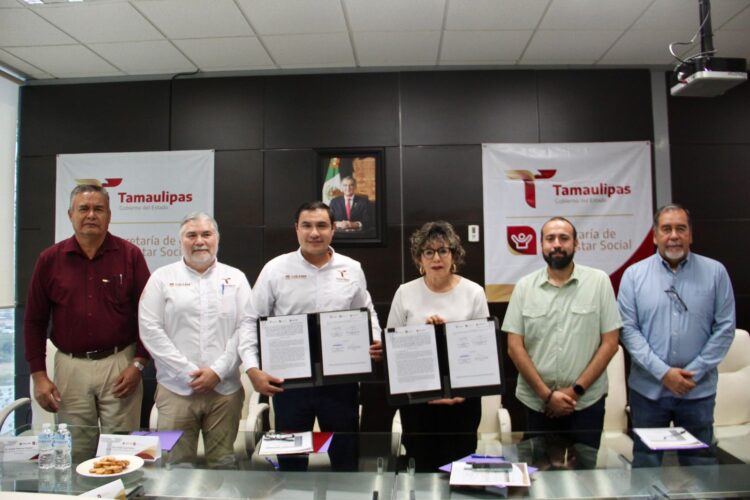 Eficientarán SEBIEN y Colegio de Tamaulipas los servicios en pro del bienestar