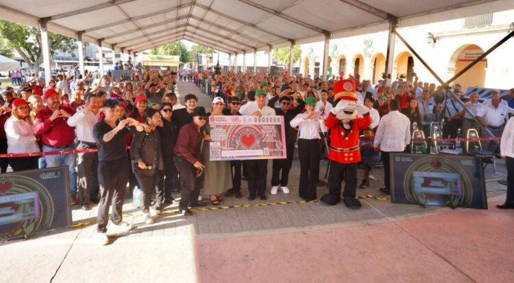 Presentan en Tamaulipas Gran Sorteo Especial “México con M de Migrante”