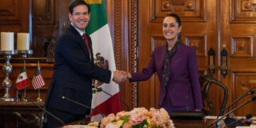 Marco Rubio destaca cooperación histórica entre México y Estados Unidos