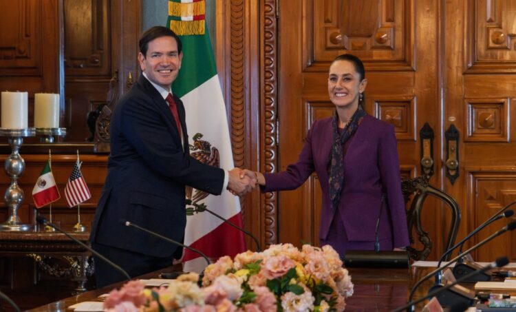 Marco Rubio destaca cooperación histórica entre México y Estados Unidos