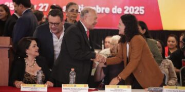 Luisa María Alcalde destaca labor del PT y de Alberto Anaya