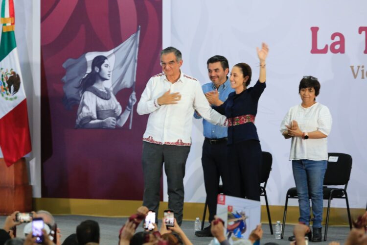 Reitera presidenta todo su apoyo para consolidar la transformación en Tamaulipas