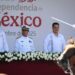 Humberto Prieto acompaña al Gobernador Américo Villarreal en los festejos del 215 aniversario de la Independencia de México