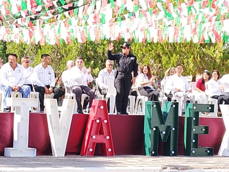 Guardia Estatal en San Fernando participa en desfile por Fiestas Patrias 2025