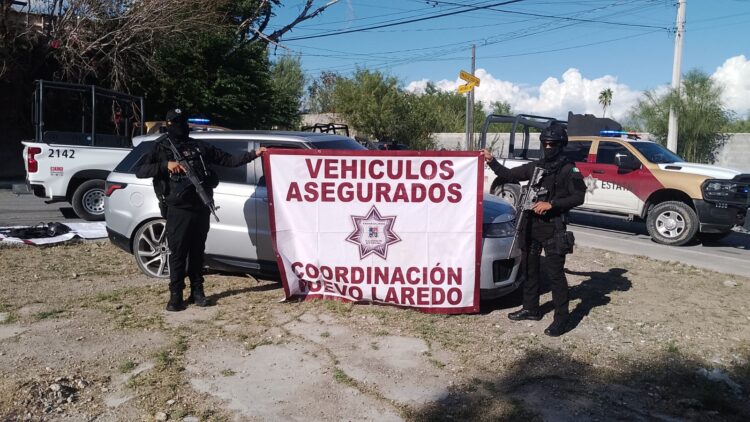 Guardia Estatal asegura vehículo, armamento y equipo táctico en Nuevo Laredo