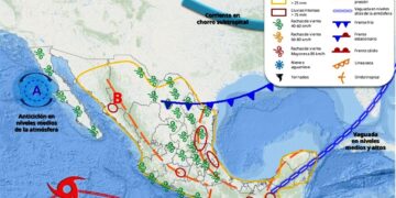 🌧️ Alerta en Tamaulipas: Lluvias fuertes desde jueves con llegada del Frente Frío No. 4