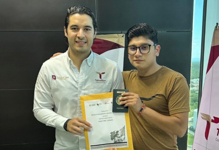 Refrenda STPS apoyo a tamaulipeco contratado para laborar en Canadá