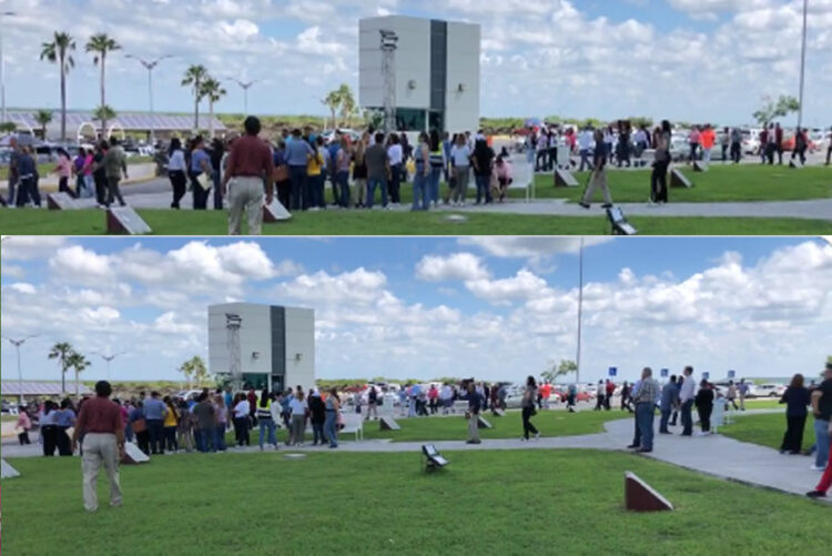 Evacúan la Torre Bicentenario tras fuerte movimiento en Ciudad Victoria 🚨