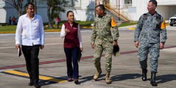 Claudia Sheinbaum supervisa el nivel del Río Pánuco en Tampico: no hay riesgo, pero continúa el monitoreo