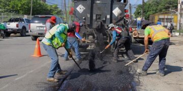 Arranca el Plan Emergente de Bacheo en la Ruta Educativa de Ciudad Victoria