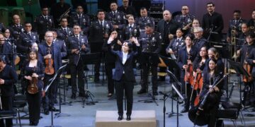 Presenta Guardia Nacional espectáculo de danza y música en el Festival Internacional en la Costa del Seno Mexicano