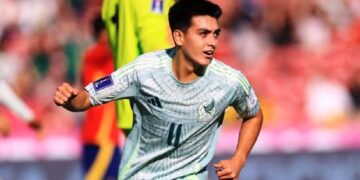 Gilberto Mora salvó a México con doblete ante España en el Mundial Sub-20