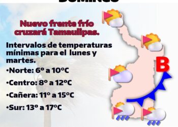 ¡Atención, Tamaulipas! Se aproxima un nuevo frente frío polar-ártico