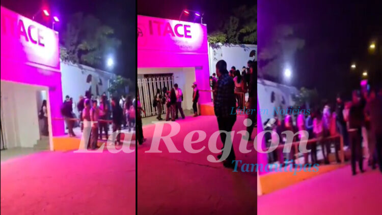 Movilización policiaca en el ITACE por alumno con presunta arma de fuego