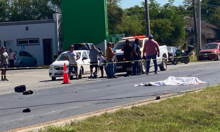 Muere joven tras volcadura en cuatrimoto en el Libramiento Naciones Unidas