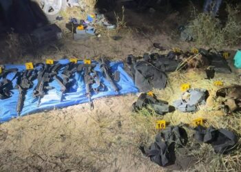 Reynosa: Guardia Estatal repele agresión y asegura arsenal tras enfrentamiento