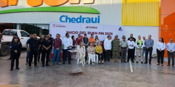 Presente Guardia Estatal en arranque de El Buen Fin 2025 en la zona sur