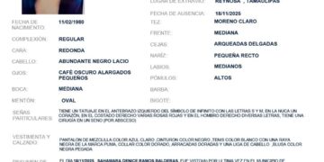 🚨 Desaparece Sahamara en Reynosa; piden ayuda urgente