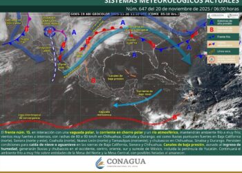 Alertan por Frente frío 15; traerá marcado descenso de temperatura a Tamaulipas
