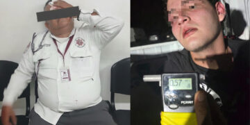 Conductor borracho pierde el control y golpea a tránsitos en Ciudad Madero