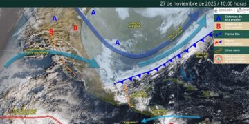 ¡Masa de Aire Polar Azota México! Tamaulipas resentirá lluvias, “Norte” y fuerte oleaje