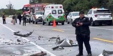 Fuerte choque en carretera a Monterrey deja un muerto y dos lesionados