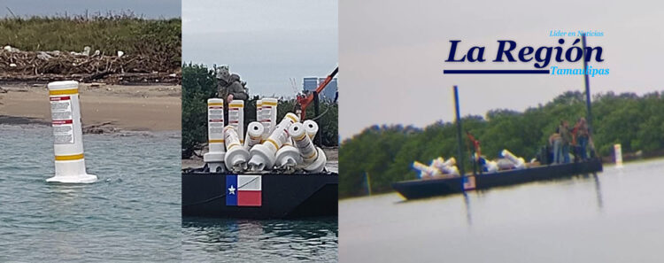 Alertan presencia de barcos de EE.UU. instalando boyas en el Río Bravo