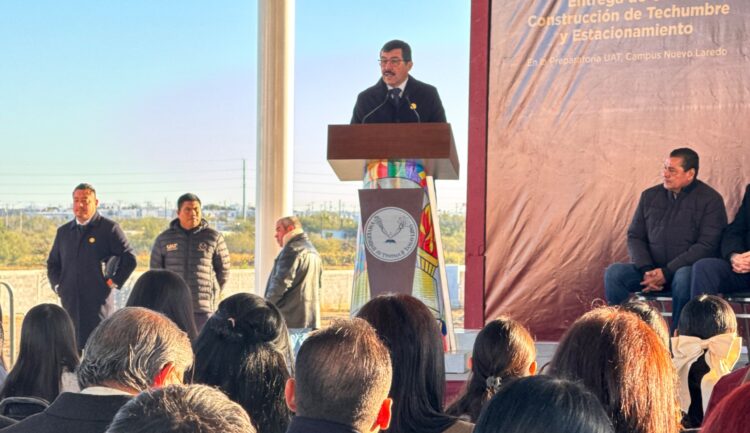 UAT y Gobierno de Nuevo Laredo inauguran obras en la nueva Preparatoria