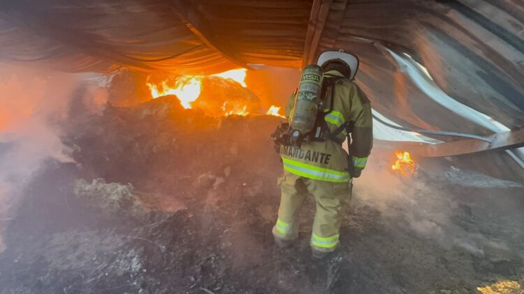 🔥Infierno de fuego en Matamoros: Arde bodega con material inflamable y desata caos vial