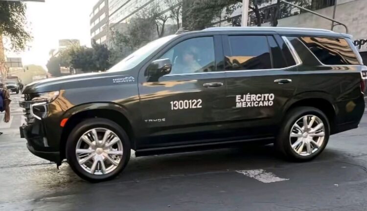Las nuevas camionetas del Ejército Mexicano