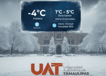 La Universidad Autónoma de Tamaulipas, se mantiene atenta ante el ingreso del frente frío polar previsto para los próximos días.