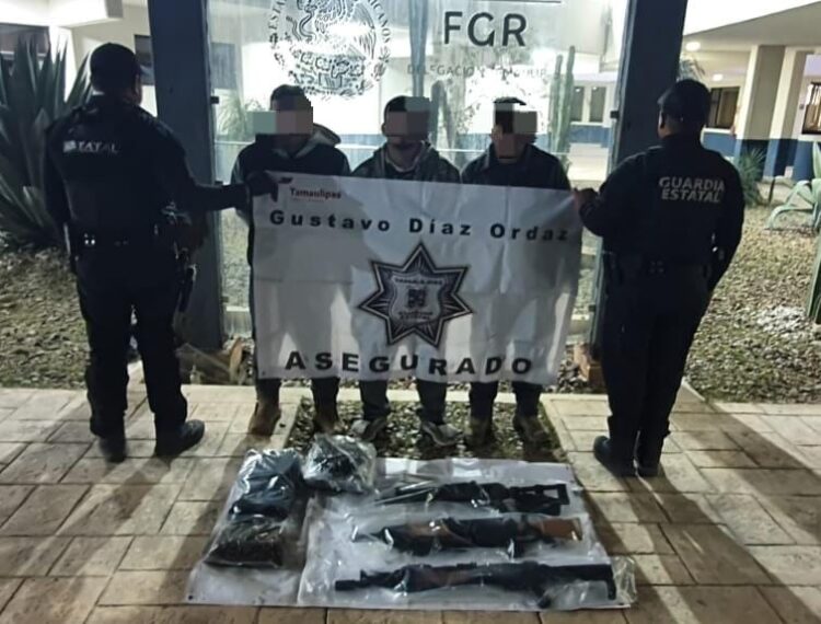🚨 Guardia Estatal repele agresión armada y detiene a tres civiles en Díaz Ordaz