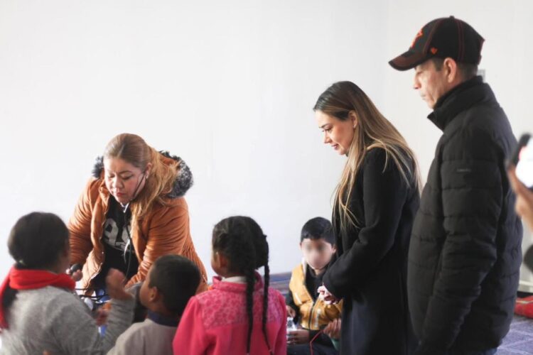 Refuerzan DIF y gobierno de Victoria acciones para proteger la salud de la población ante onda gélida.