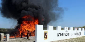 FGR destruye más de 300 kilos de droga en Reynosa