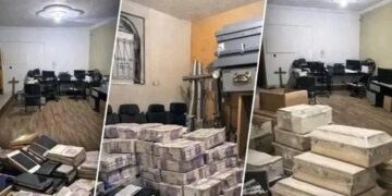 Fiscalía realiza cateo en funeraria de Ixtlán del Río; investigan hallazgo de dinero y joyas