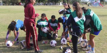 Avanza proceso de preparación de la Selección Tamaulipas Femenil Sub-14; reciben material deportivo por parte del INDE