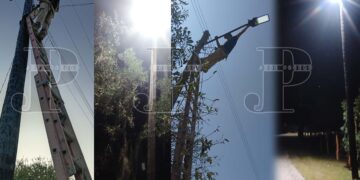 José Pecero lleva electrificación a ejidos de Soto la Marina y exhibe rezago oficial