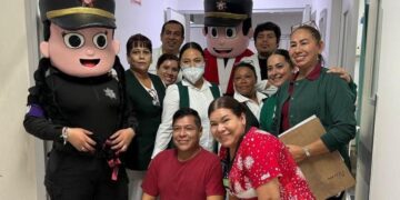 Guardia Estatal convive con niñez de ejidos, hospital y casa hogar