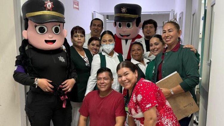 Guardia Estatal convive con niñez de ejidos, hospital y casa hogar