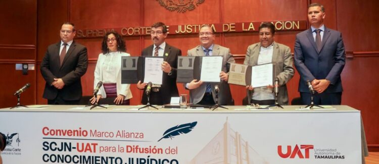 UAT y SCJN firman alianza para la difusión del conocimiento jurídico
