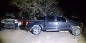 Guardia Estatal asegura camioneta y arma tras persecución en Díaz Ordaz