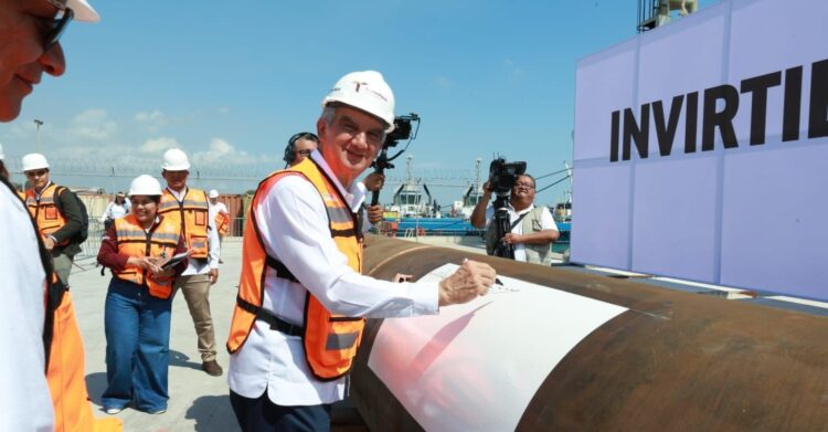 El futuro de Pemex está en Tamaulipas: arranca Campo Trión en Altamira