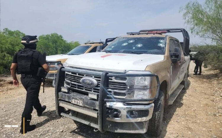 ¡Sangriento enfrentamiento en Tamaulipas! cae policía estatal en balacera en Miguel Alemán