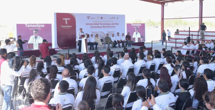 Entrega Américo obras por más de 19 mdp en la UTMAR y destaca modelo educativo humanista