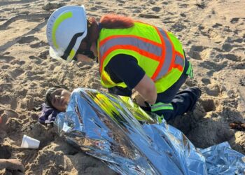 ¡A segundos de la muerte! domingo de ramos casi termina en tragedia en playa de Tamaulipas