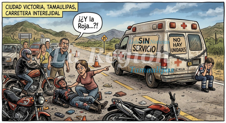 Ausencia de Cruz Roja en Ciudad Victoria desata críticas tras accidentes con decenas de lesionados